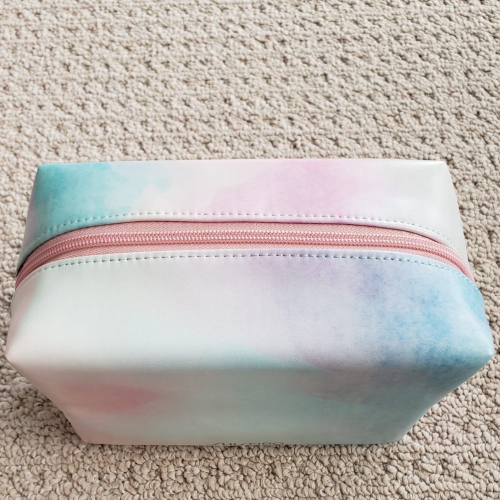 Shiseido pastel painted effect makeup cosmetic pouch